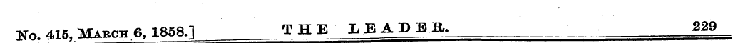 No. *1S. Mabch 6,1858.1 T H E L E A P E ...