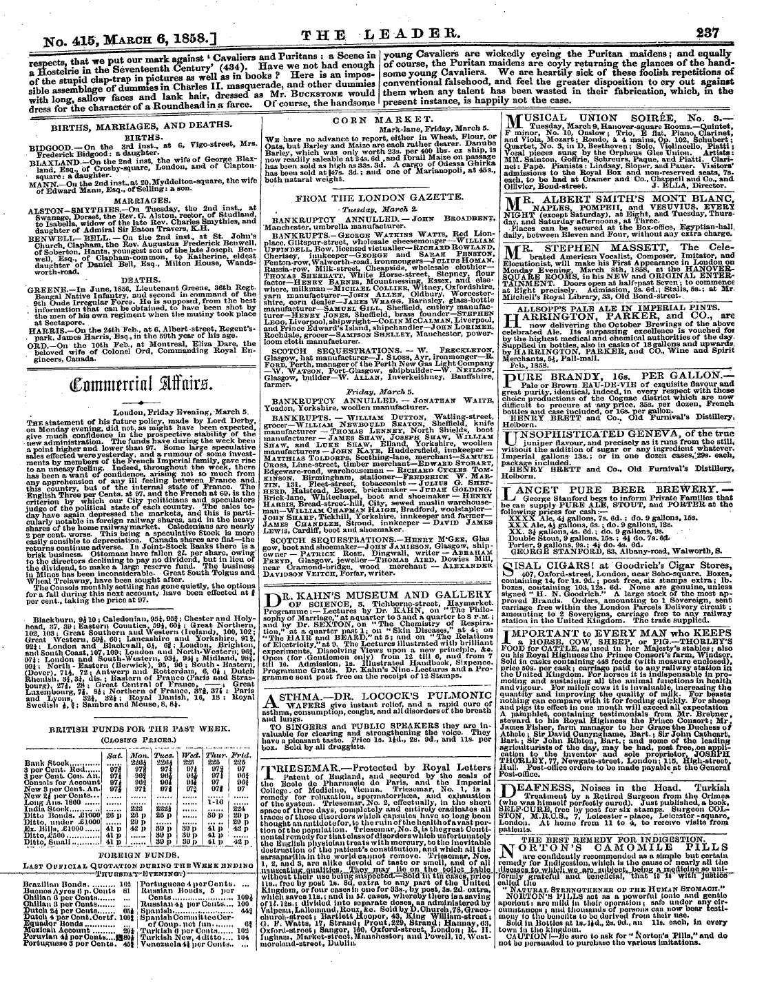 Leader (1850-1860): jS F Y, 2nd edition - Ad02113