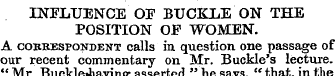 INFLUENCE OF BUCKLE ON THE POSITION OF W...