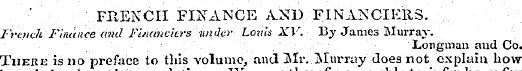 ' FRENCH FINANCE A.ND FINANCIERS. French...