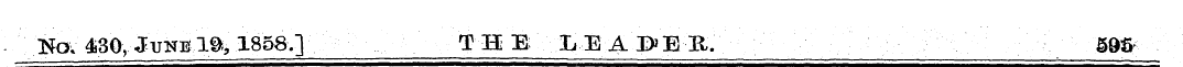 Nov 430, JuNE l^ , 1858.] THE LEADE1. 59...