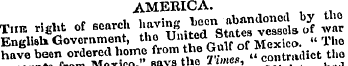 AMERICA. statement that Mr. Forsyth, the...