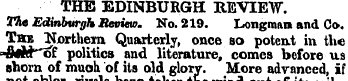 THE EDINBURGH REVIEW. The Edinburgh Revi...