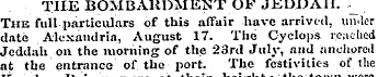 THE BOMBARDMENT OF JEDDA1I. _ The full p...