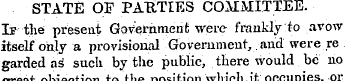 STATE OF PAUTIES COMMITTEE. Is- the pres...