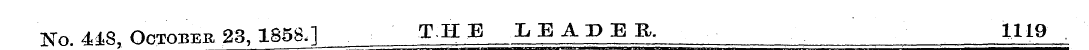 No. 44S, October 23, 1858.1 T.H E L E A ...