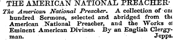 THE AMERICAN NATIONAL PREACHERThe Americ...