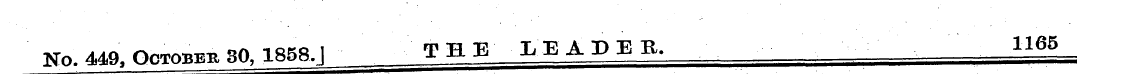 TJn. AM. October 30, 1858. 1 THE LEADER....