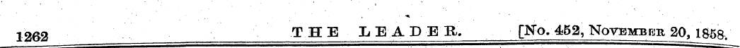 12ea THE LEADER. [No. 452, Novembbb 20, ...