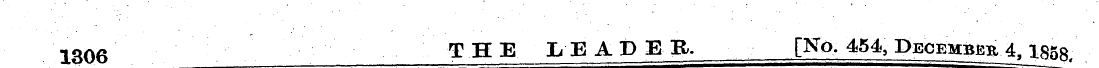 1306 T H E LEADER. [No. 454, Decembers, ...