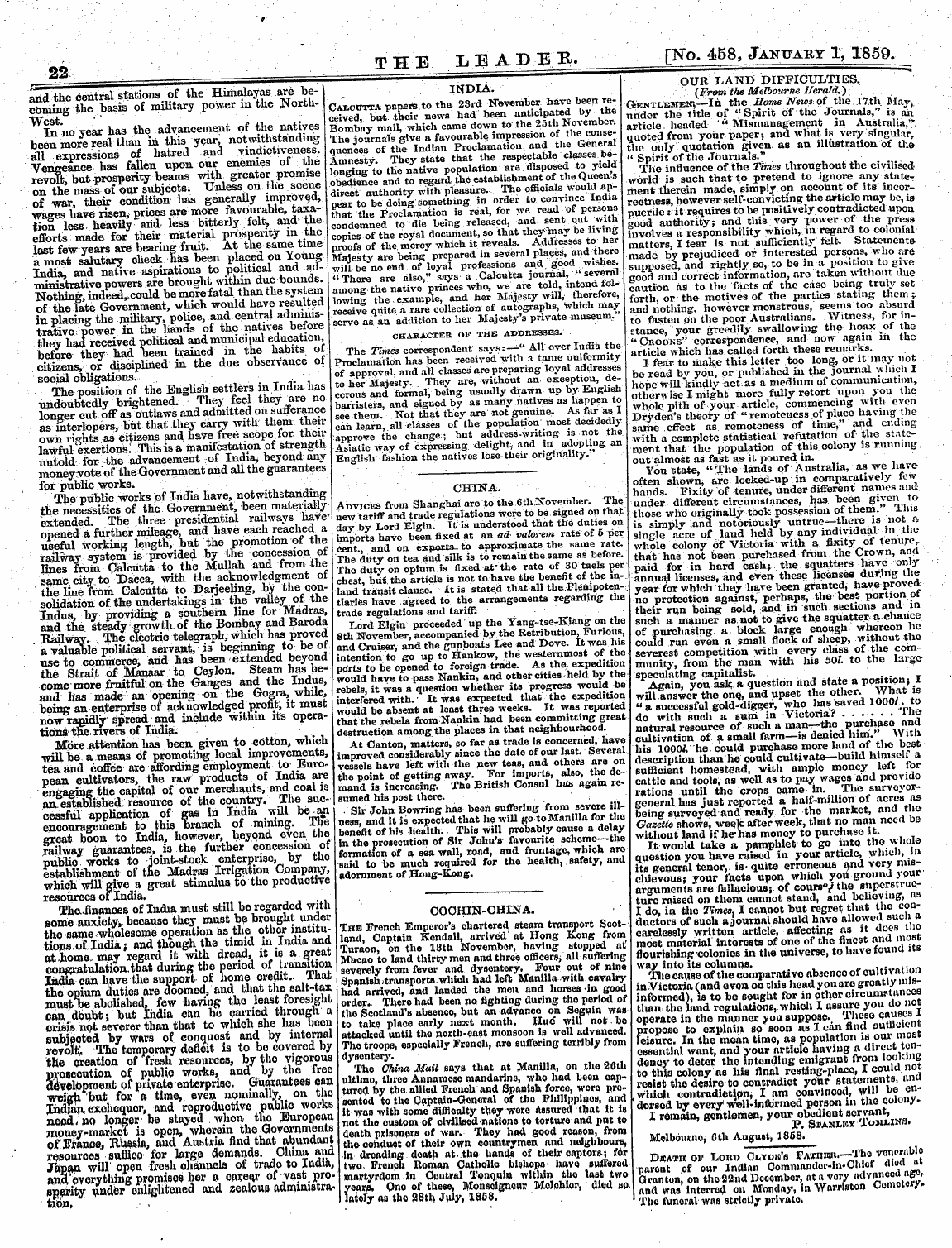 Leader (1850-1860): jS F Y, 2nd edition - ¦ ¦' . • , ' . ' • '¦ . ¦ ? ¦ : • ¦ . ¦ ...