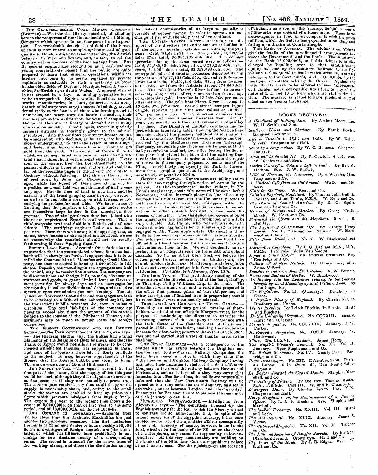 Leader (1850-1860): jS F Y, 2nd edition: 28