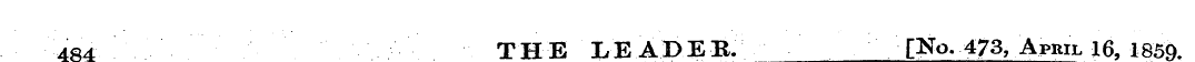 484 THE LE ADEE. [No. 473, April 16, 185...