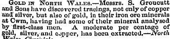 Gold m North Walks,—Messrs. S. Groucutt ...