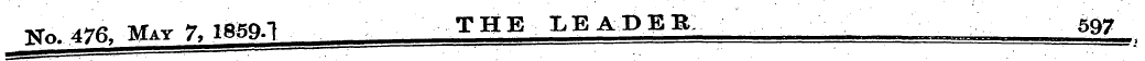 m. 476, May 7. 1659.1 THE LEADER 597