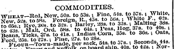 COMMODITIES. WHEAT-ItccUNcw, COS. to 63s...