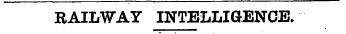 RAILWAY INTELLIGENCE.