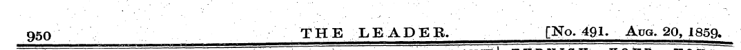 950 THE LEADER. [No. 491. Aug. 20, 1859.