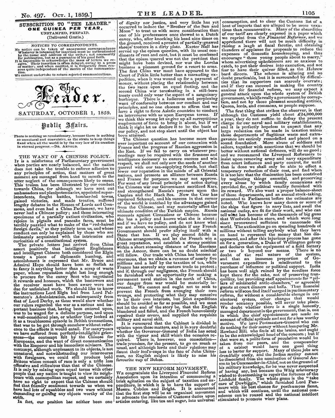 Leader (1850-1860): jS F Y, 2nd edition - ' ' ' . - Aa.Ttrtirf &Lt;3l-Rtf •Rive: &Lt;Pujjuj[ ^ Jjirtus, -?