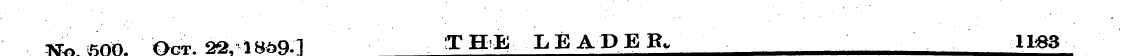 NO.S00. Ogt. 22, 18&9.1 THE LEAPEB. ; 11...