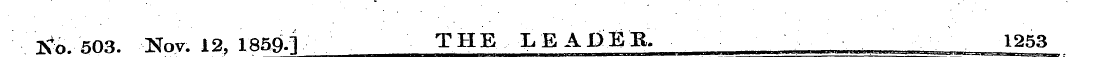 tfo. 503. Nov. 12, 1859-] THE LEADER. 12...