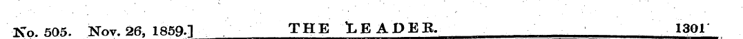 No, 505. Nov. 26, 1859.1 THE lEADEB, 130...