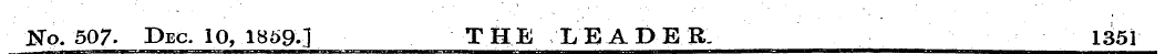 No. 507. Dec. 10, 1859.] THE LEADER- 135...