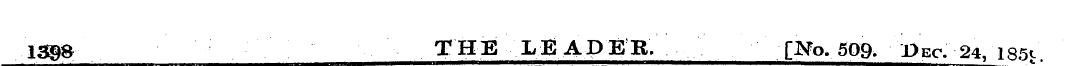 13©S THE LEADER. [JSfo. 509. .Dec. 24, 1...