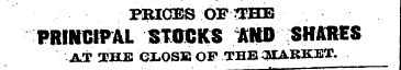PRICES OF 3THB PRINCIPAL STOCKS AMD SHAR...