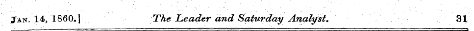 Jan 14, 1860. | The Leader and Saturday ...