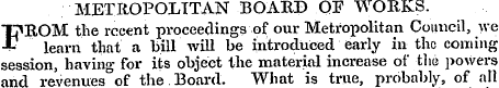 METROPOLITAN BOARD OF WORKS. I7ROM the r...