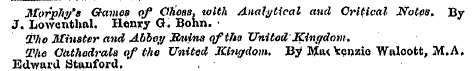 Morphy's Games of OAoss, with Analytical...