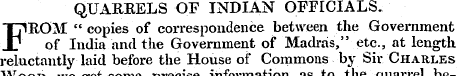 QUARKELS OF INDIAN OFFICIALS. FROM " cop...