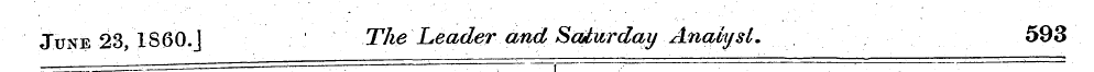 June 23, 1S60.J The Leader and Saturday ...
