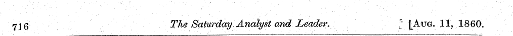7]6 The Saturday Analyst and Leader. 7 [...