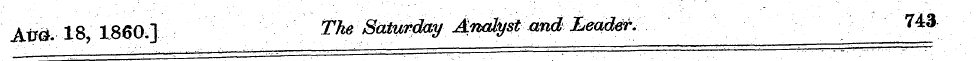 Atrdfc 18, I860.] TM Saturday^ Analyst m...