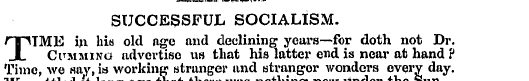 1 ( 1 j < » '. j J SUCCESSFUL SOCIALISM....