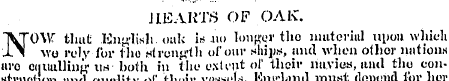 J IE ARTS OF OAK. N OW tlmt English oak ...