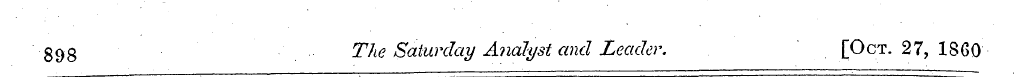 $9 g The Saturday Analyst and Leader. [O...