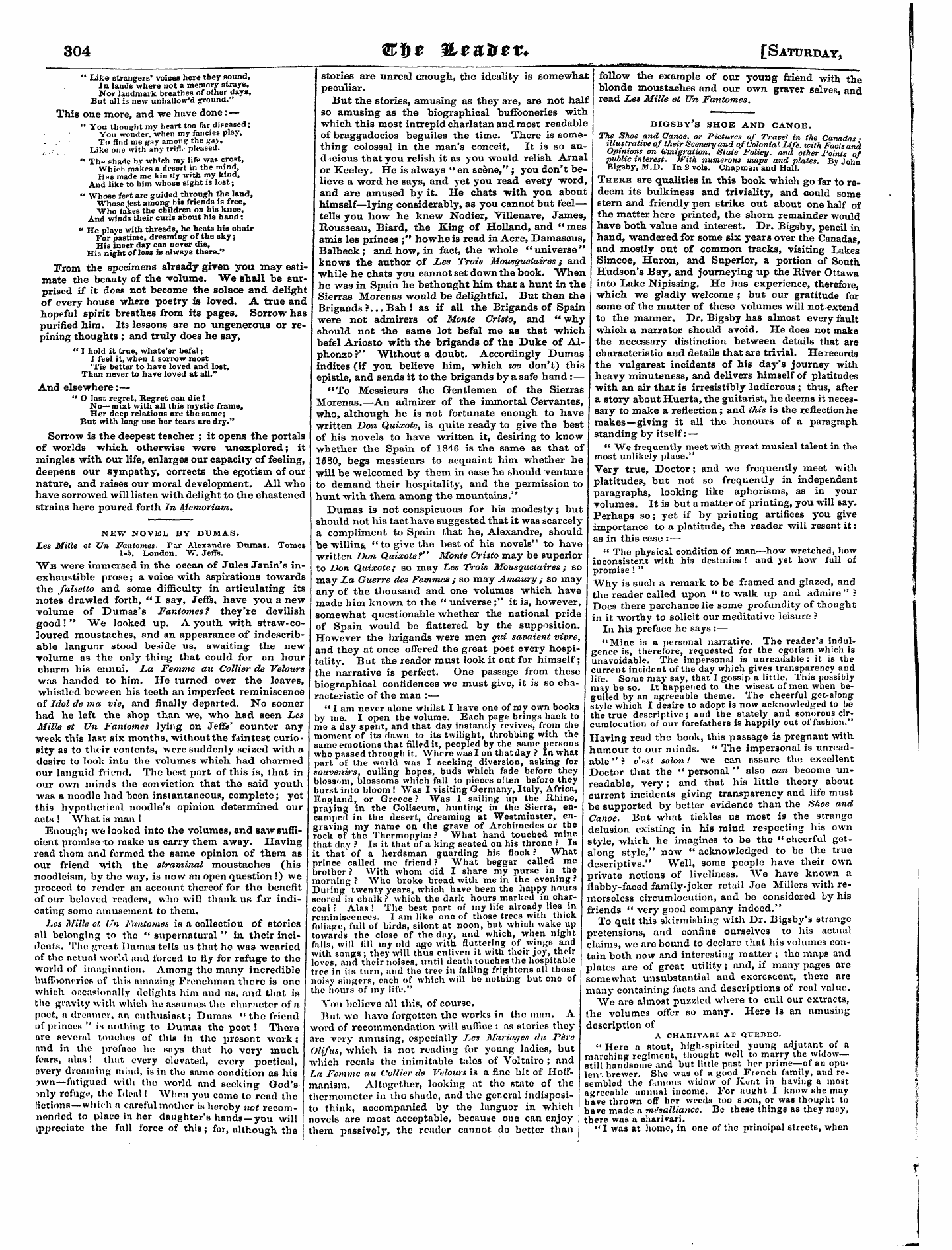 Leader (1850-1860): jS F Y, Town edition - Untitled Article