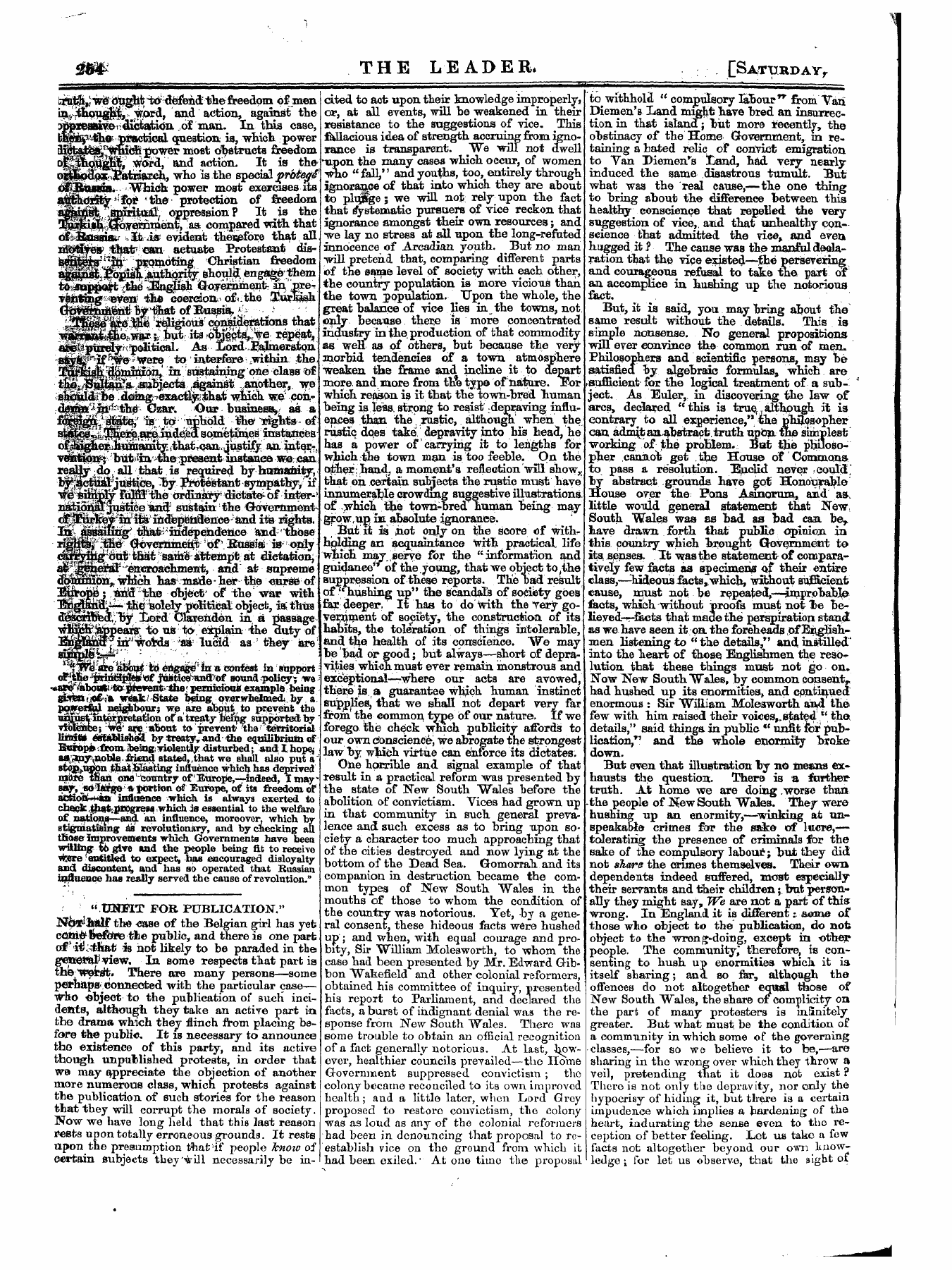 Leader (1850-1860): jS F Y, 1st edition: 14