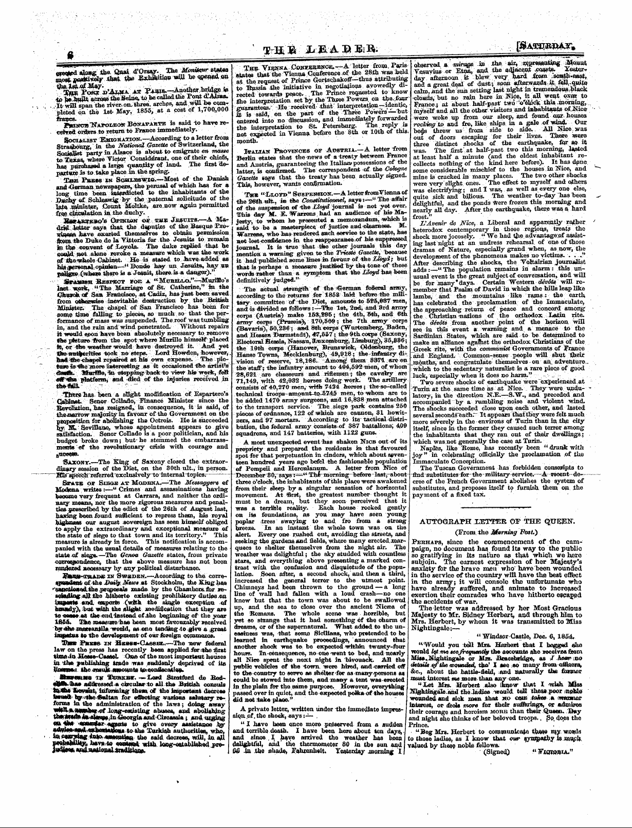 Leader (1850-1860): jS F Y, 1st edition - Untitled Article