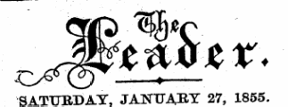 < SATURDAY, JANUARY 27, 1855. 3jp> %r