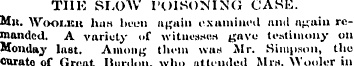 THE SLOW POISONING CASH. Mit. Wool-Kit h...