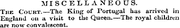 MISCELLANEOUS. Tub Court.—The King of Po...