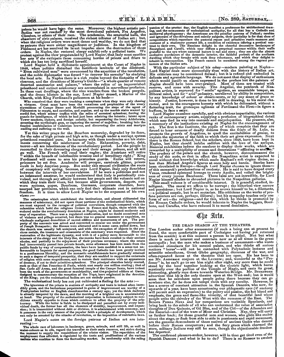 Leader (1850-1860): jS F Y, 1st edition - Untitled Article