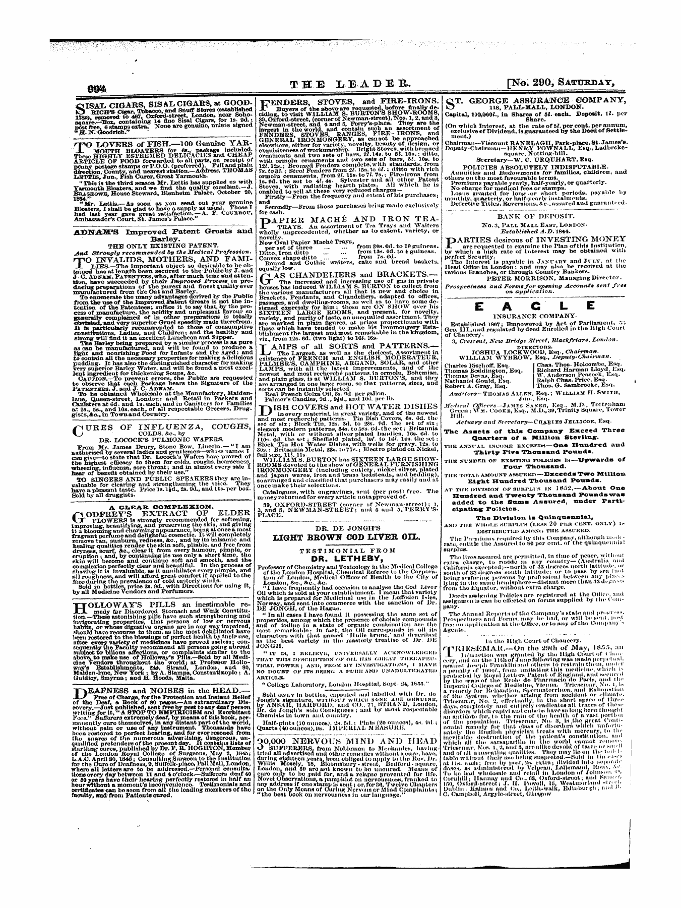 Leader (1850-1860): jS F Y, 1st edition: 22