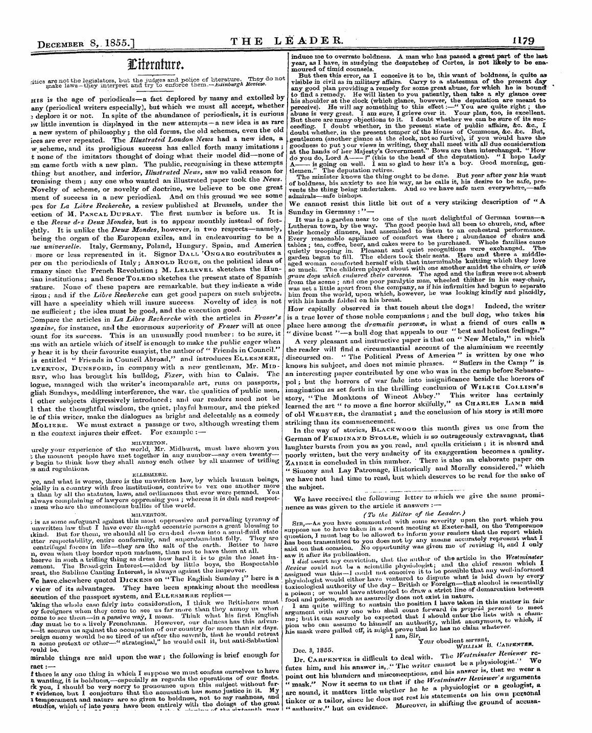 Leader (1850-1860): jS F Y, 1st edition - Untitled Article