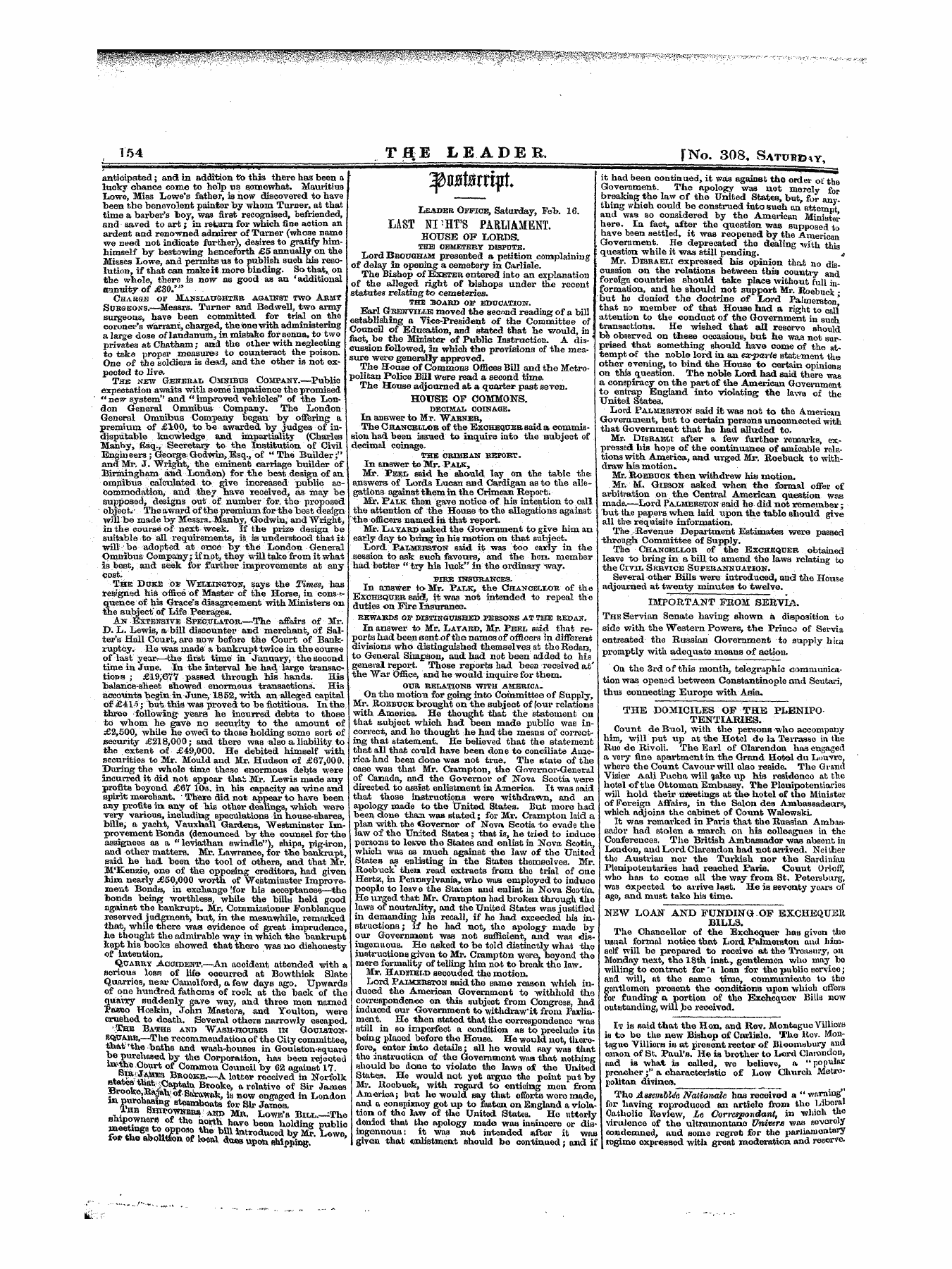 Leader (1850-1860): jS F Y, 1st edition: 10