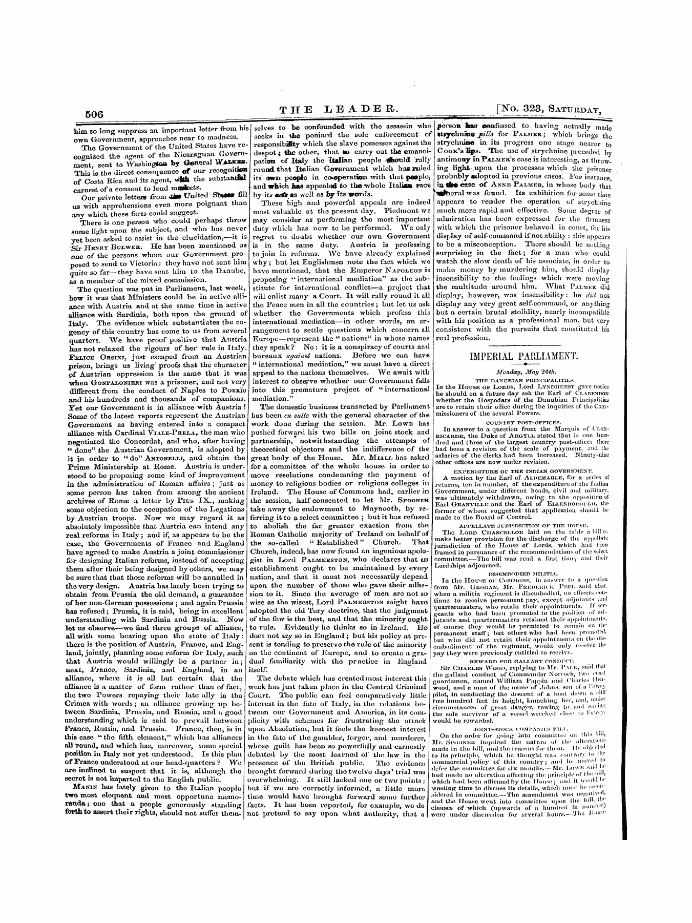 Leader (1850-1860): jS F Y, 1st edition: 2